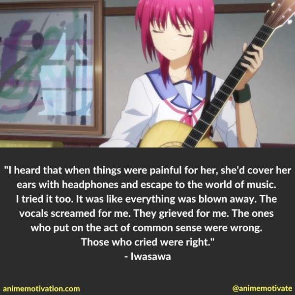 Manukuu ya Iwasawa Angel Beats